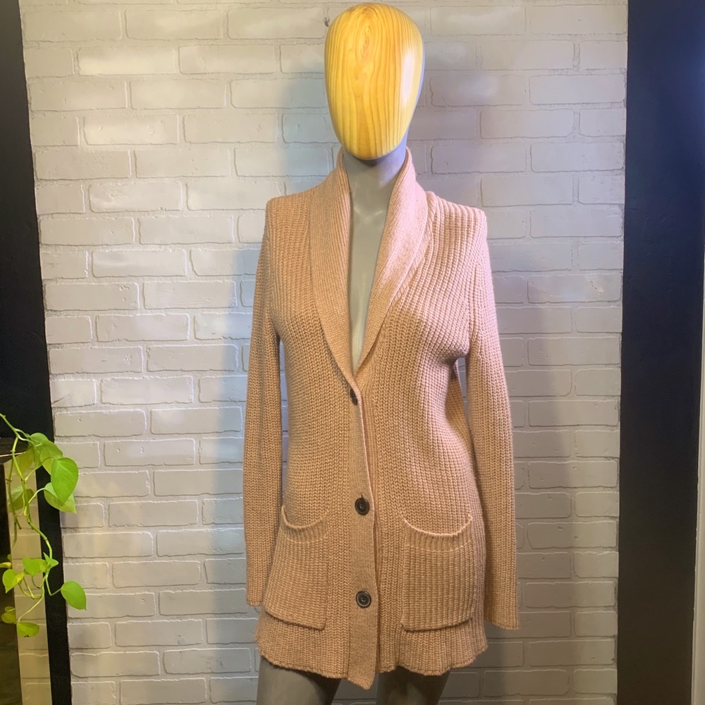ATM Cashmere blend Cardigan in Ginger